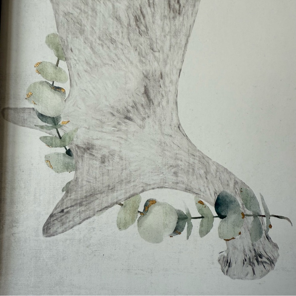 Antlers Home Decor Picture from “Blushing Eucalyptus Collection” Hobby Lobby - Picture 2 of 6
